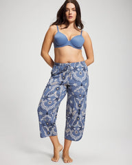 Piped Crop Pajama Pants