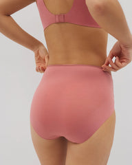 Vanishing Edge Microfiber Modern Brief Panty with Lace