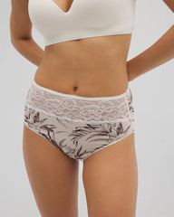 Vanishing Edge Microfiber Modern Brief Panty with Lace