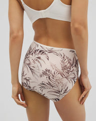 Vanishing Edge Microfiber Modern Brief Panty with Lace