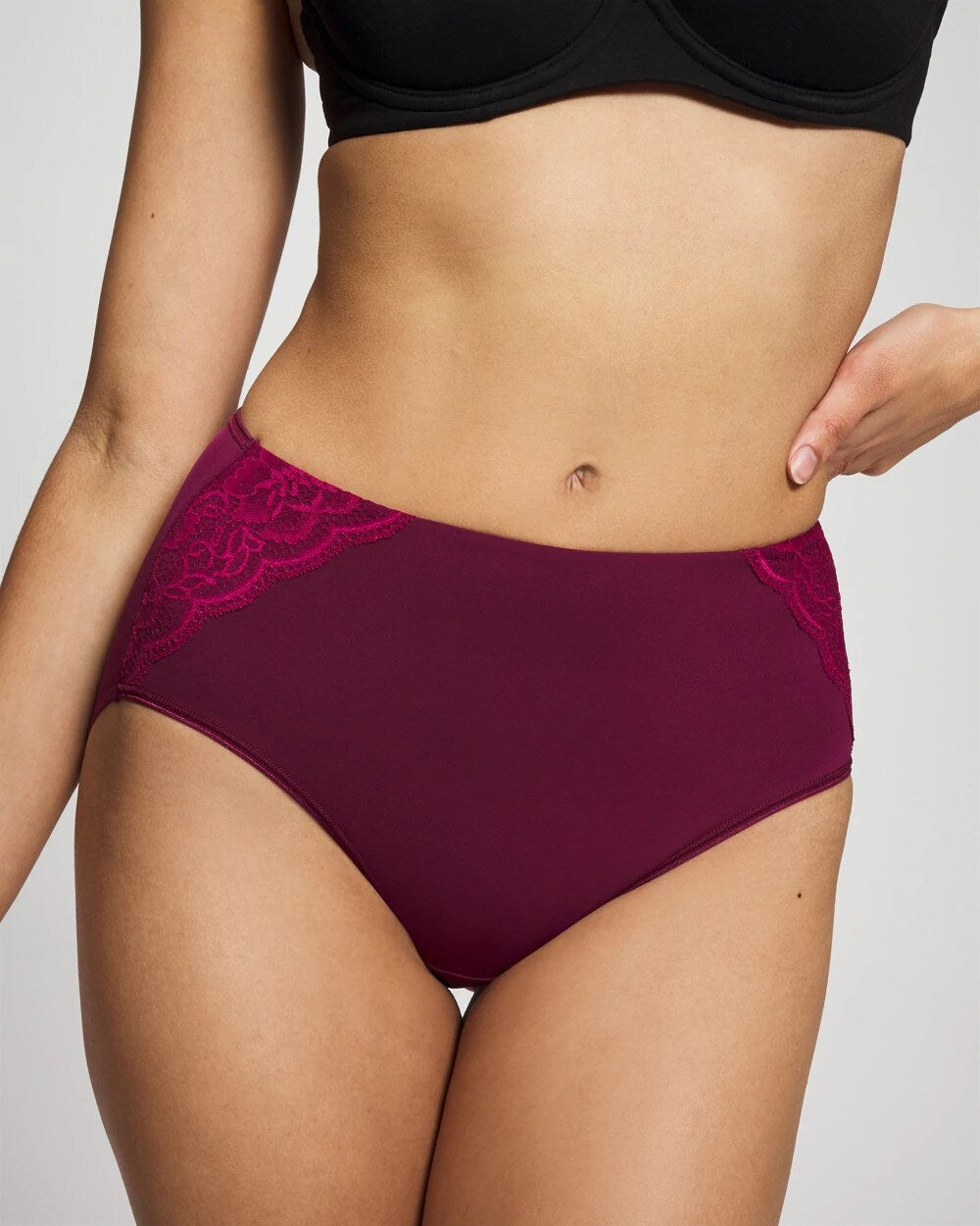 Tummy Modern Brief Panty with Lace