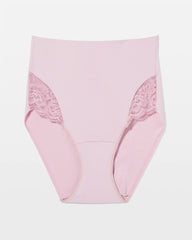 Tummy High-Waist Brief Panty with Lace