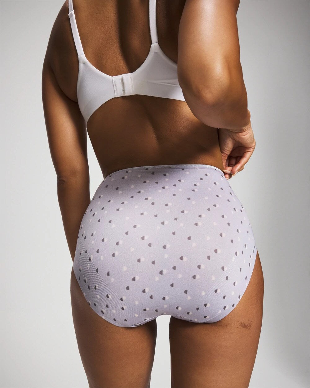 Tummy High-Waist Brief Panty with Lace