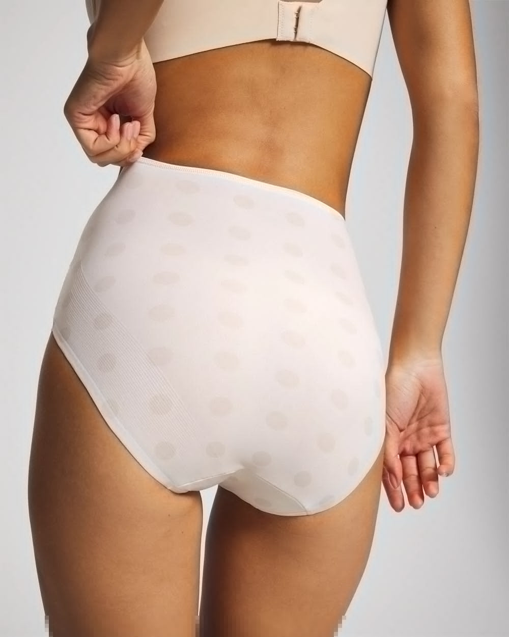 Tummy High-Waist Brief Panty with Lace