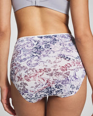 Tummy High-Waist Brief Panty with Lace