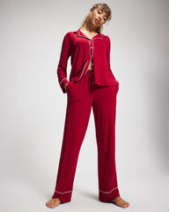Pajama Pant w/ Cuff and Piping