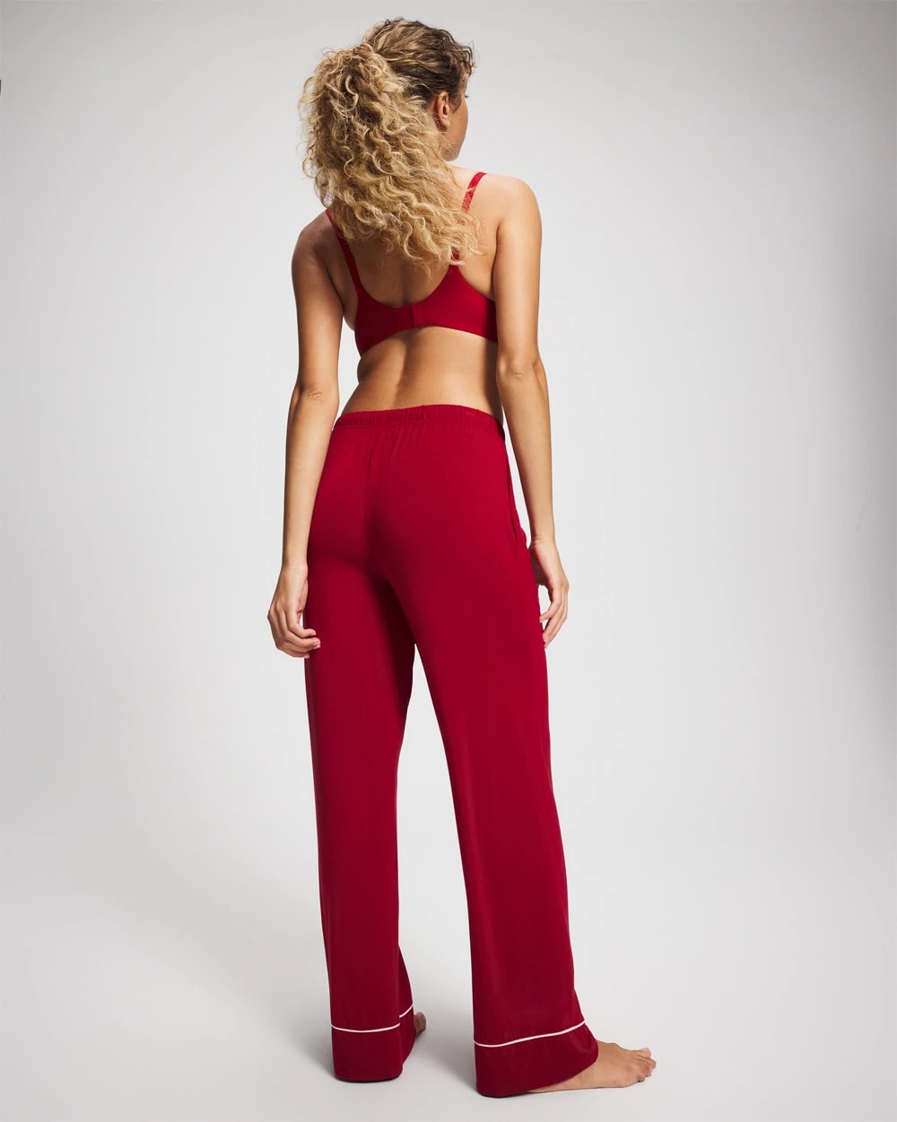 Pajama Pant w/ Cuff and Piping