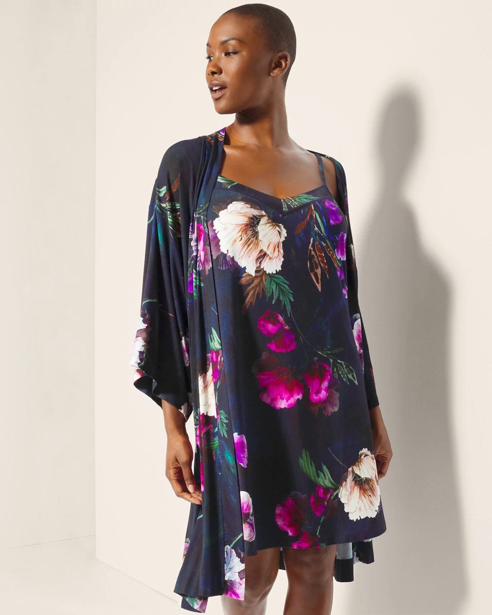 Chemise with Piping
