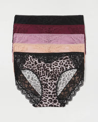Lace Hipster 5 Pack