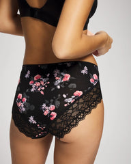 High-Leg Panty with Enchanting Lace