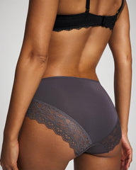 High-Leg Panty with Enchanting Lace