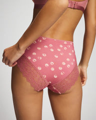 High-Leg Panty with Enchanting Lace