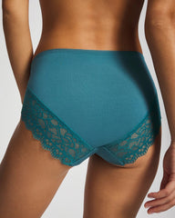 High-Leg Panty with Enchanting Lace