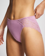 High-Leg Panty with Enchanting Lace