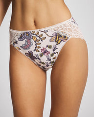 High-Leg Panty with Enchanting Lace