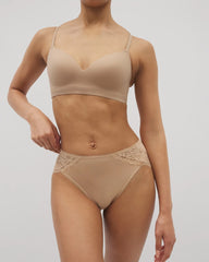 High-Leg Panty with Enchanting Lace