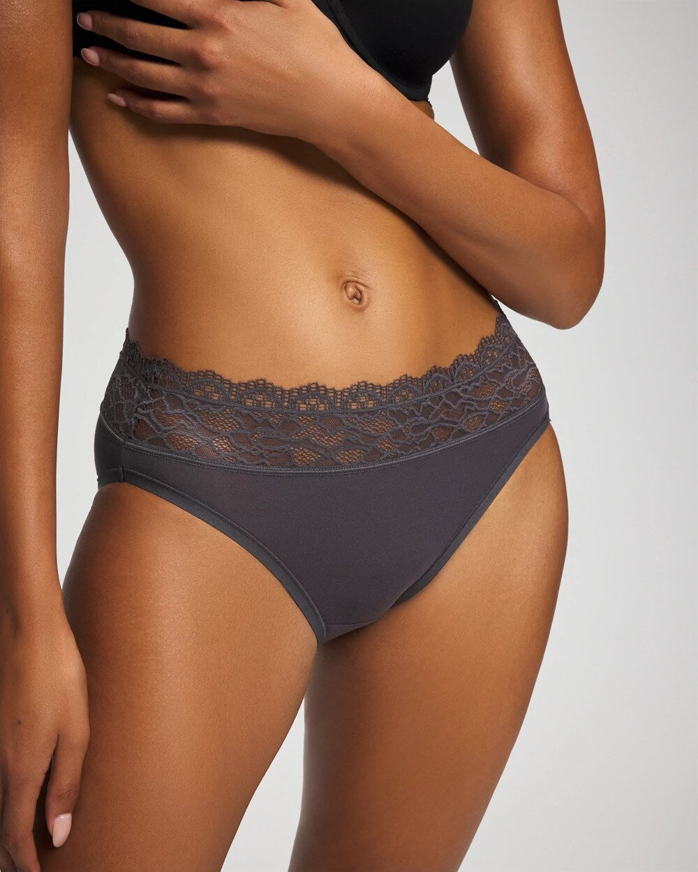 High-Leg Panty with Enchanting Lace