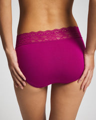 High-Leg Panty with Enchanting Lace