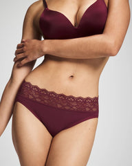 High-Leg Panty with Enchanting Lace