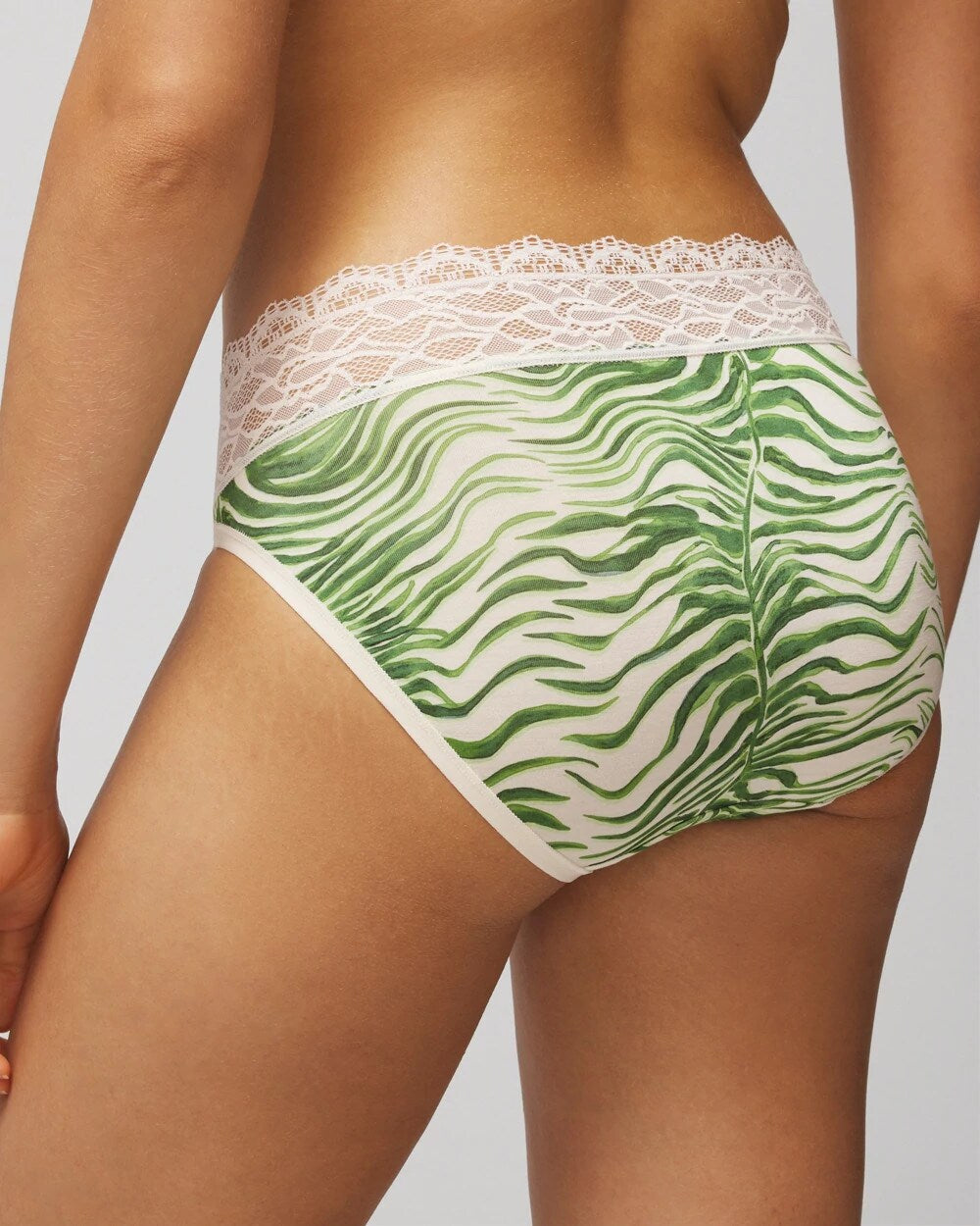 High-Leg Panty with Enchanting Lace