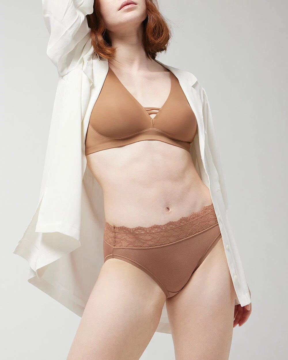 High-Leg Panty with Enchanting Lace