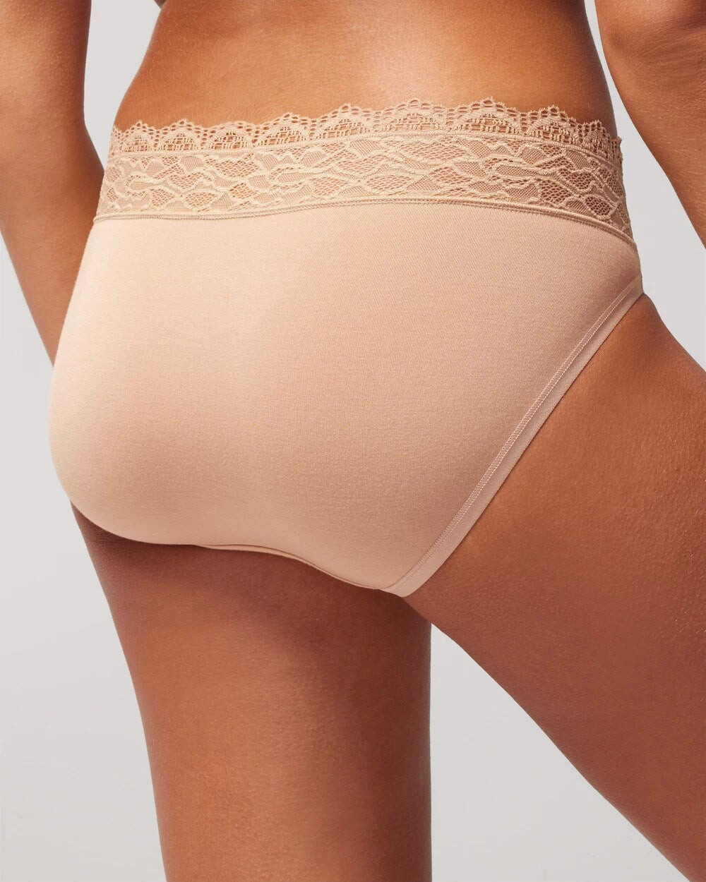 High-Leg Panty with Enchanting Lace