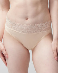 High-Leg Panty with Enchanting Lace