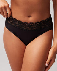 High-Leg Panty with Enchanting Lace