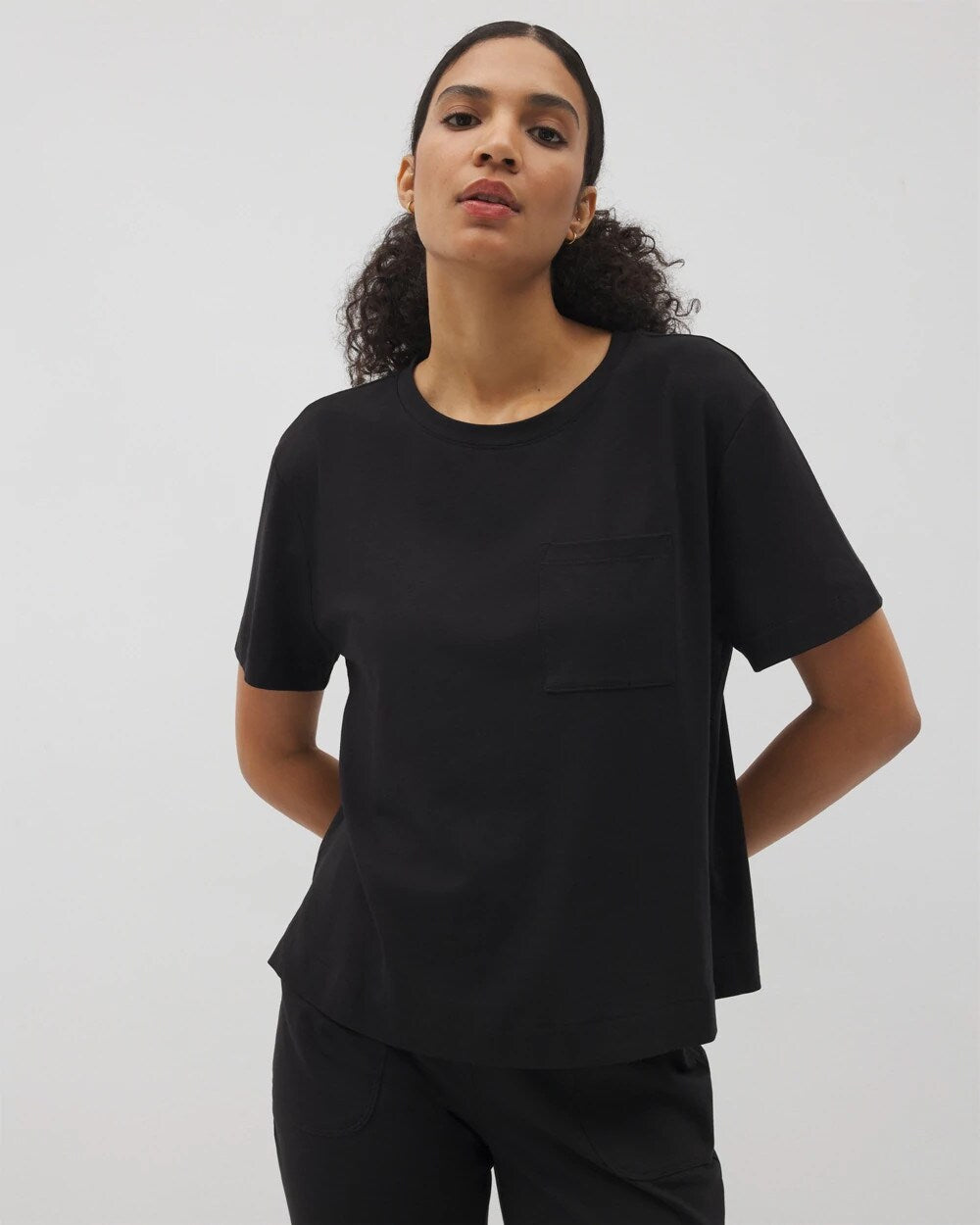 Short-Sleeve Pocket Pajama Tee