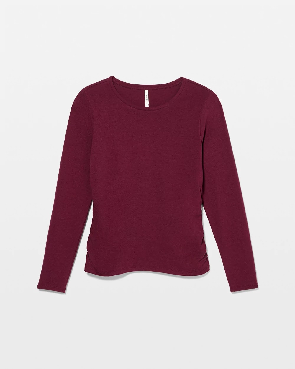 Ruched Long Sleeve Pajama Tee