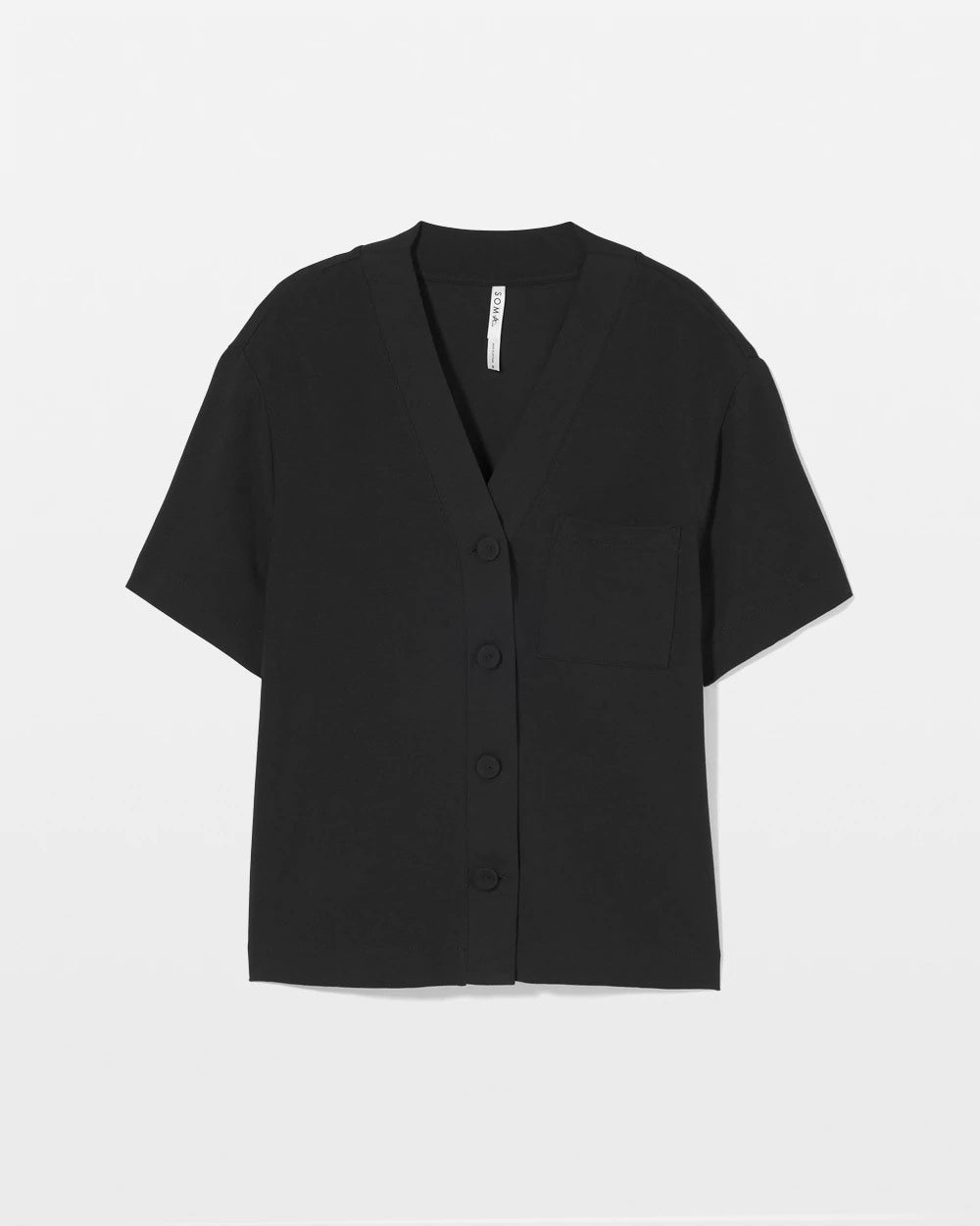 Button-Front Pajama Tee