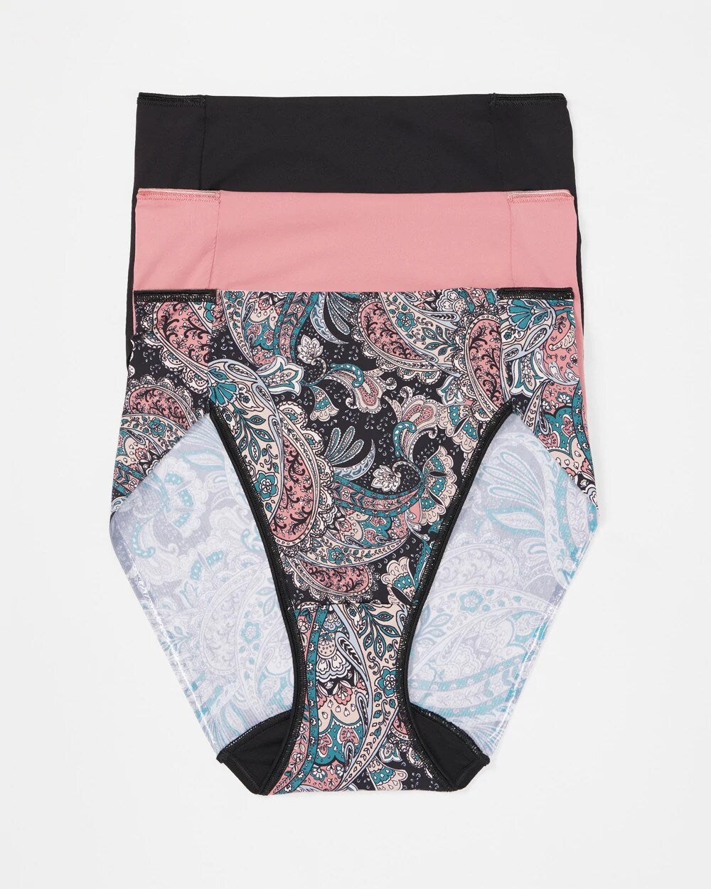 Tummy High-Leg Brief Panty 3 Pack