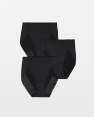 Tummy High-Leg Brief Panty 3 Pack