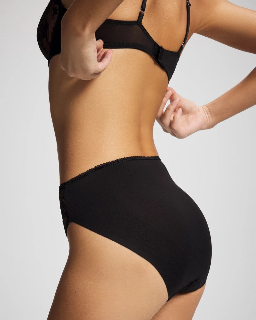 High-Leg Panty with Sensuous Embroidery