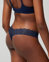 Thong Panty with Enchanting Lace