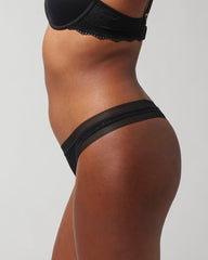 Soma Thong Panty with Stretch Lace