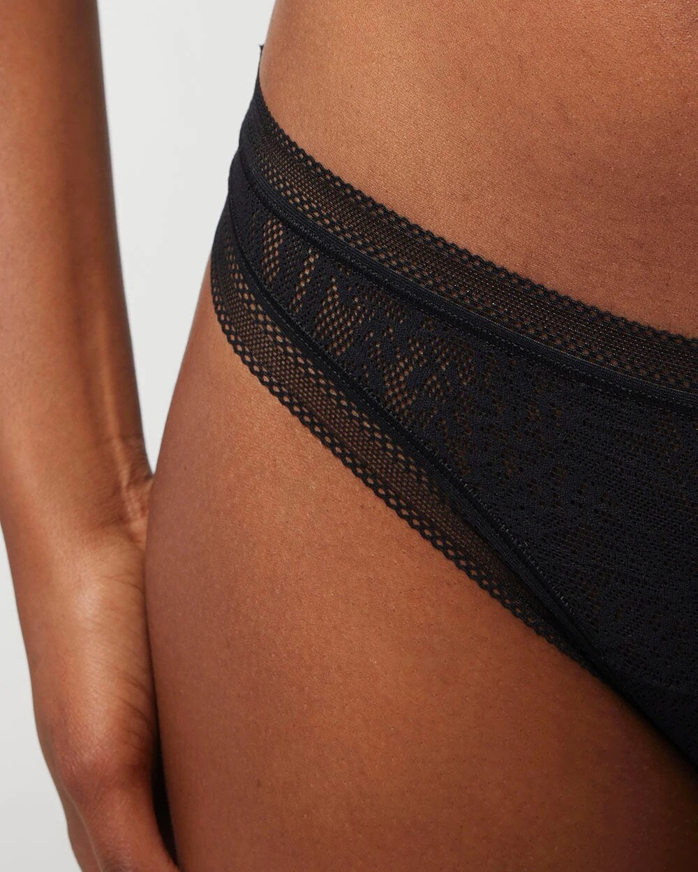 Soma Thong Panty with Stretch Lace