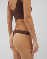 Seamless Rib Thong Panty