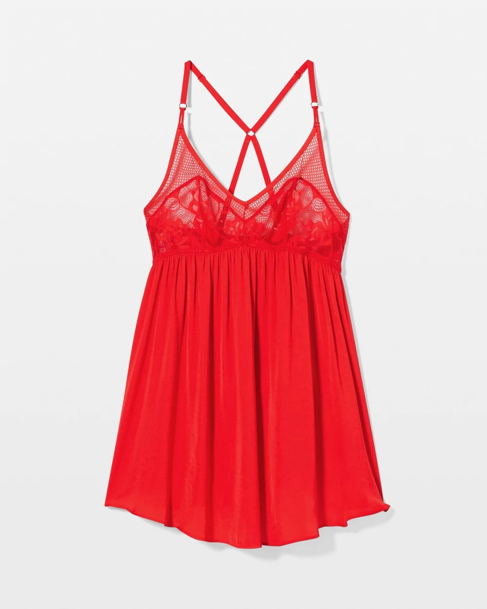 Satin Babydoll Chemise