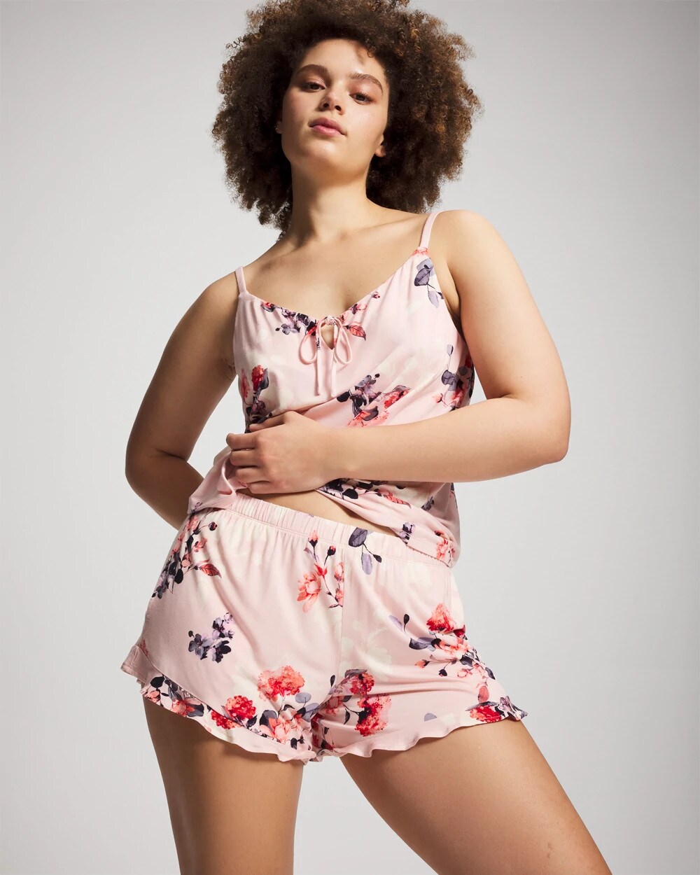 Ruffle Pajama Shorts