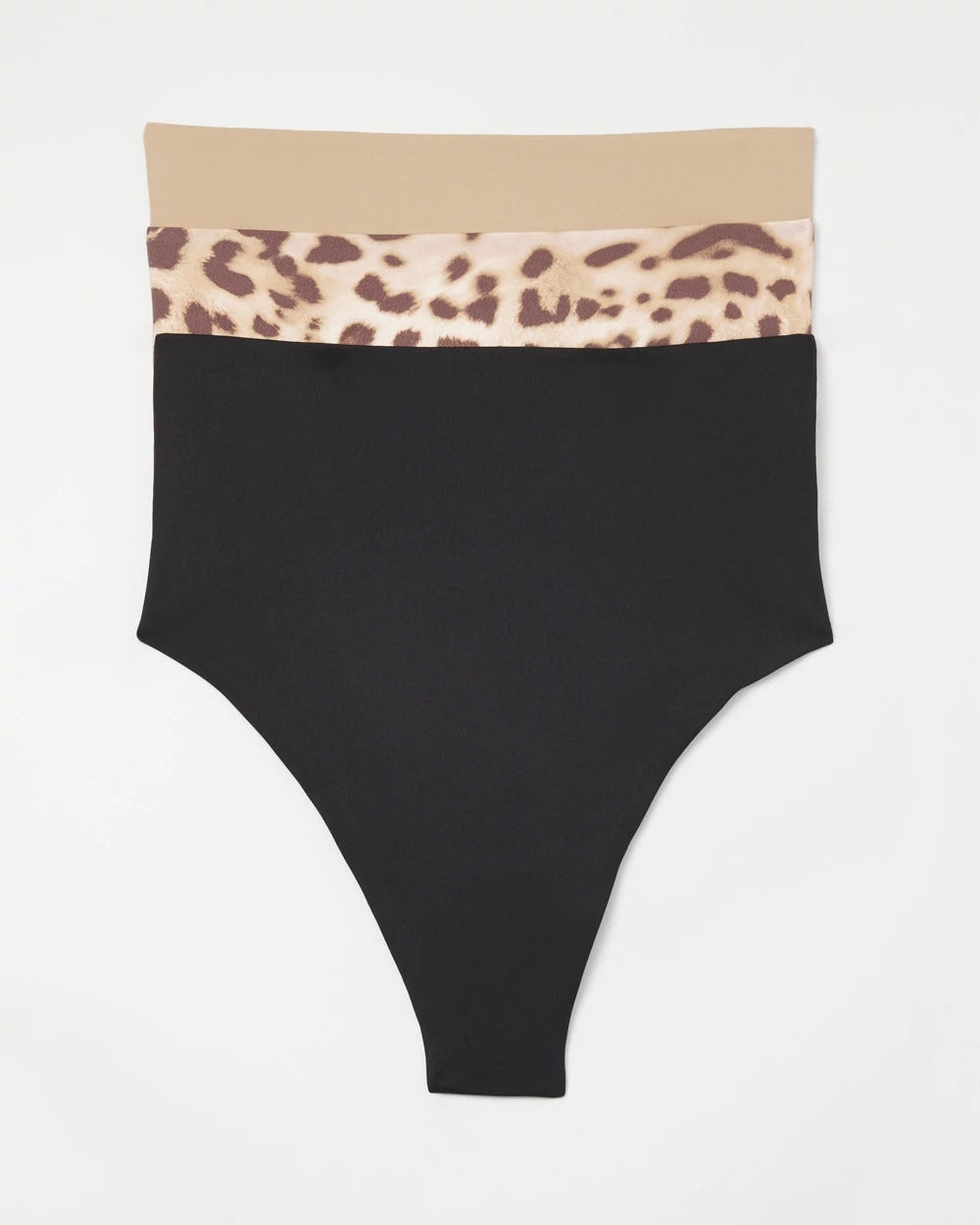 High-Waist Thong Panty 3 Pack