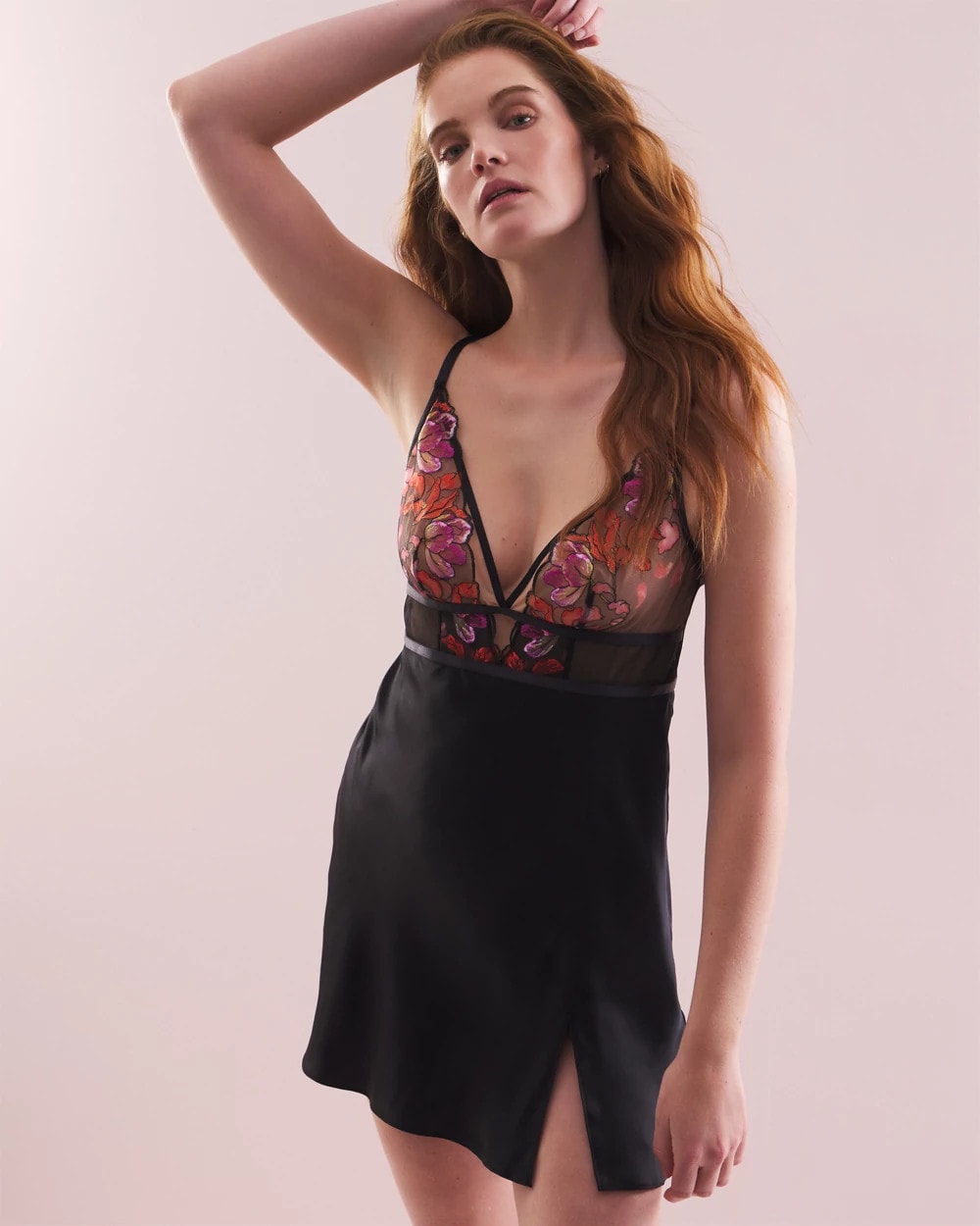 Soma's Sexiest Silk Embroidered Chemise