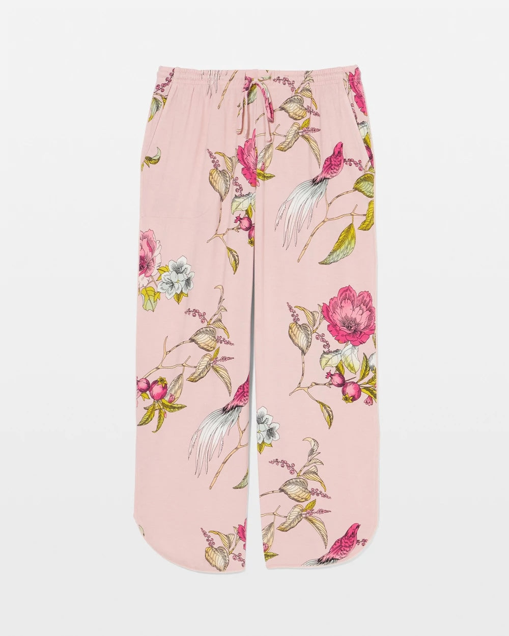 Piped Crop Pajama Pant