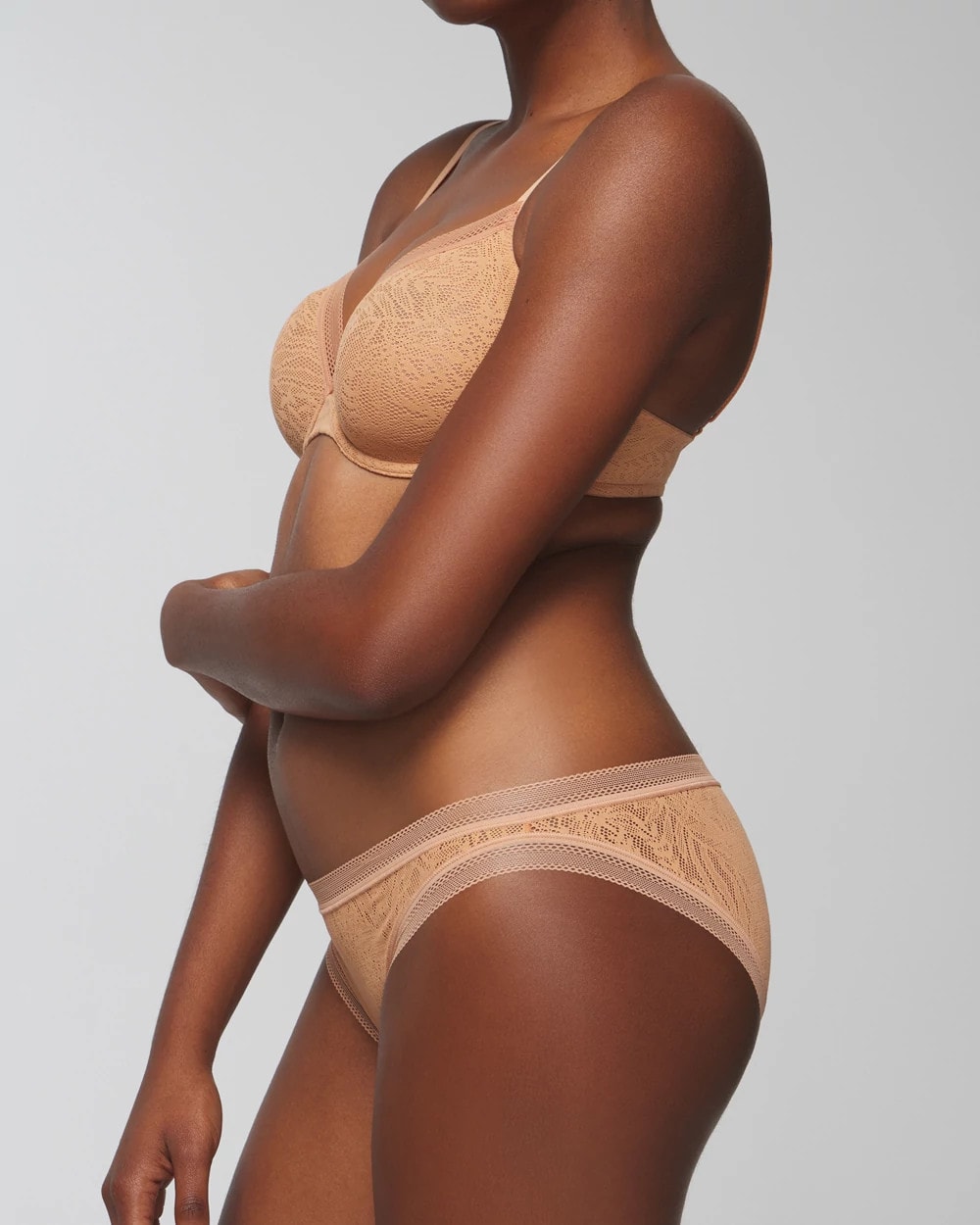 Soma Bikini Panty with Stretch Lace