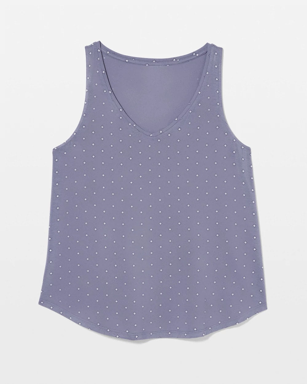 Printed V-Neck Pajama Tank
