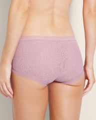 Soma Boyshort Panty with Stretch Lace