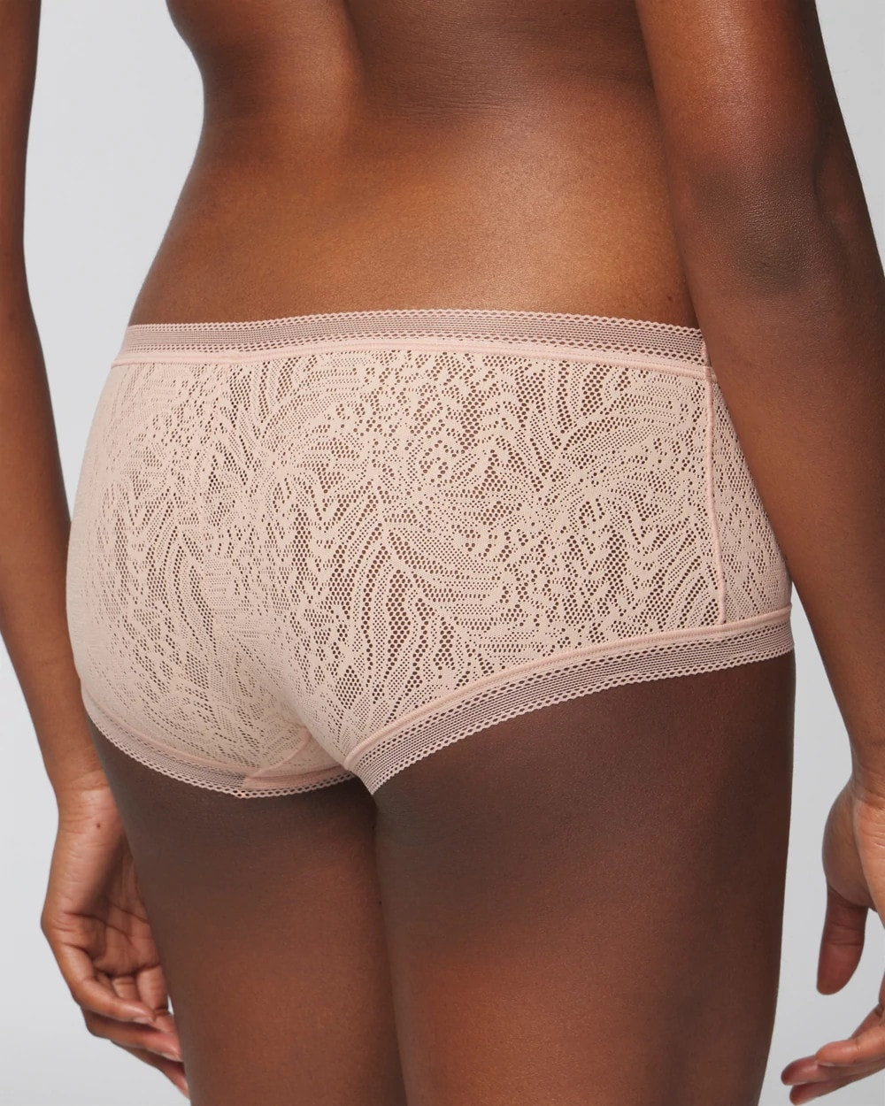 Soma Boyshort Panty with Stretch Lace