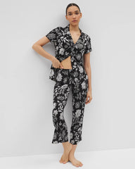 Cropped Pajama Pants