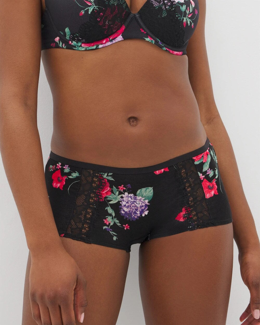 Boyshort Panty with Enchanting Lace