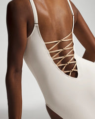 Let’s Get Knotty Lace-Down One-Piece Suit